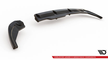 Rear Splitter (with vertical bars) suitable for Fiat 500X Sport Mk1 Facelift
