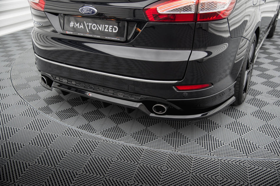 Rear Splitter (with vertical bars) suitable for Ford Mondeo ST-Line Estate Mk4 Facelift