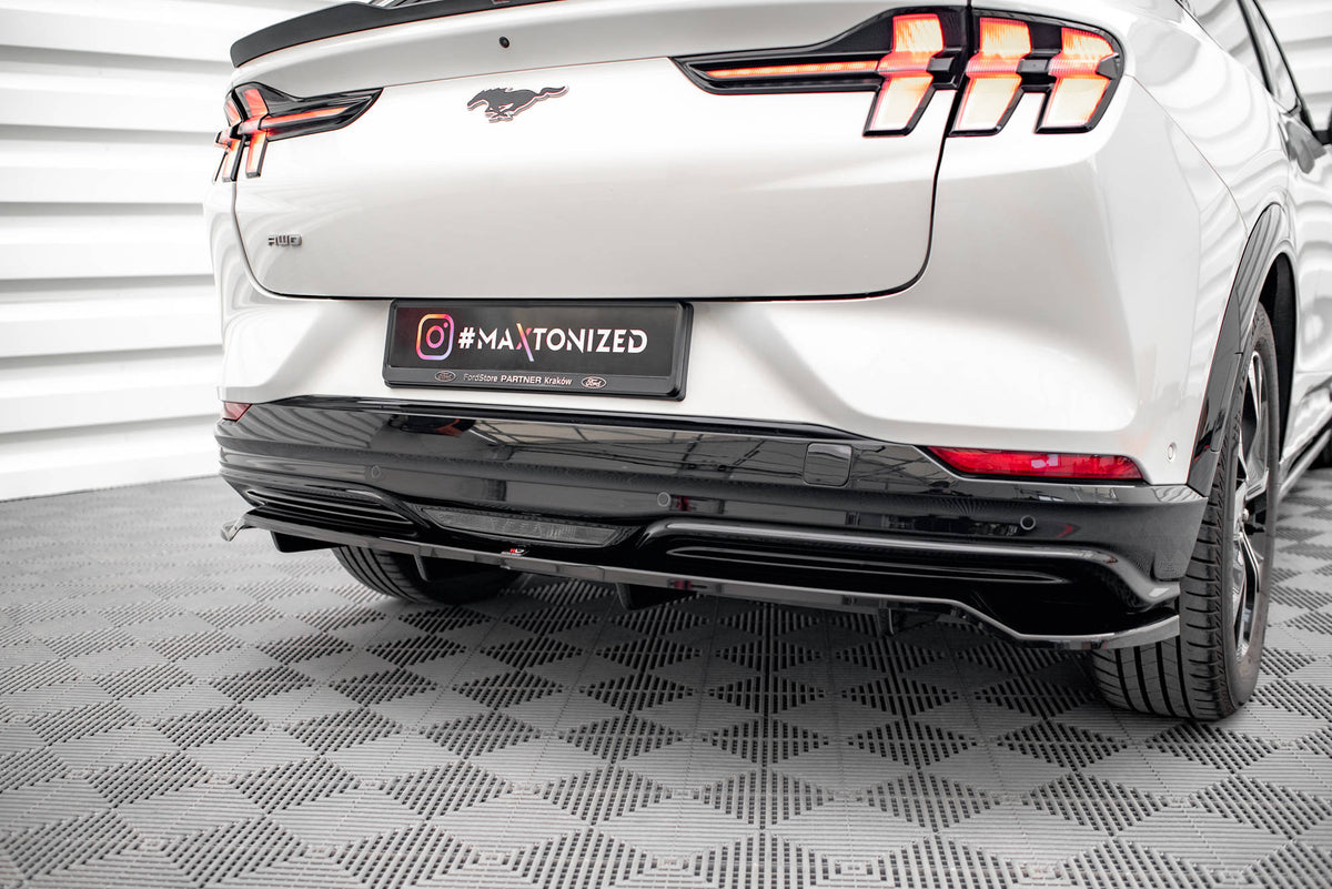 Rear Splitter (with vertical bars) suitable for Ford Mustang Mach-E Mk1