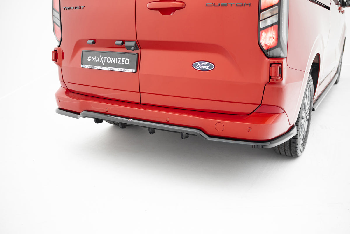 Rear Splitter (with vertical bars) suitable for Ford Transit Custom / Tourneo Custom Mk2