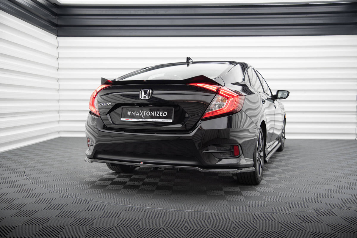 Rear Splitter (with vertical bars) suitable for Honda Civic Mk10
