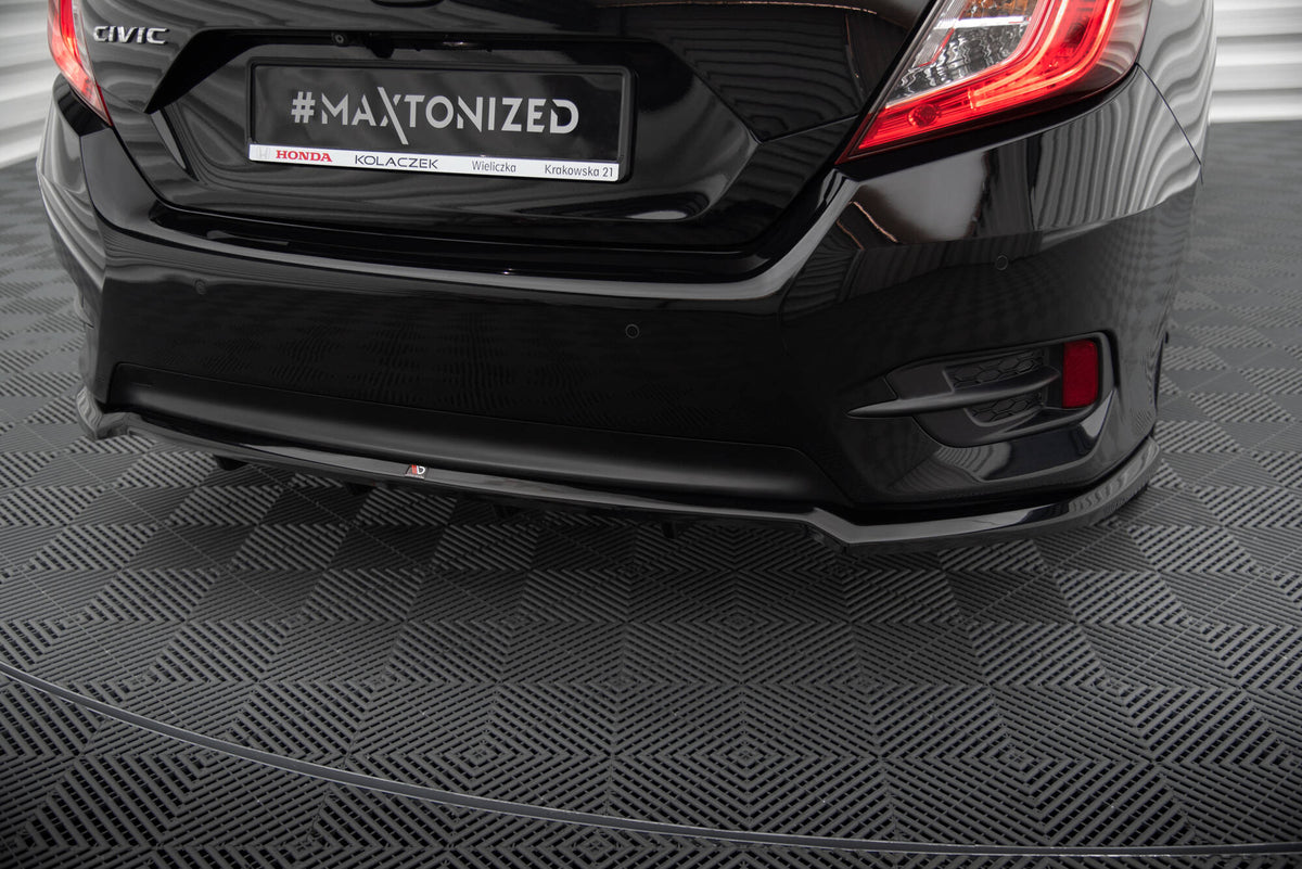 Rear Splitter (with vertical bars) suitable for Honda Civic Mk10