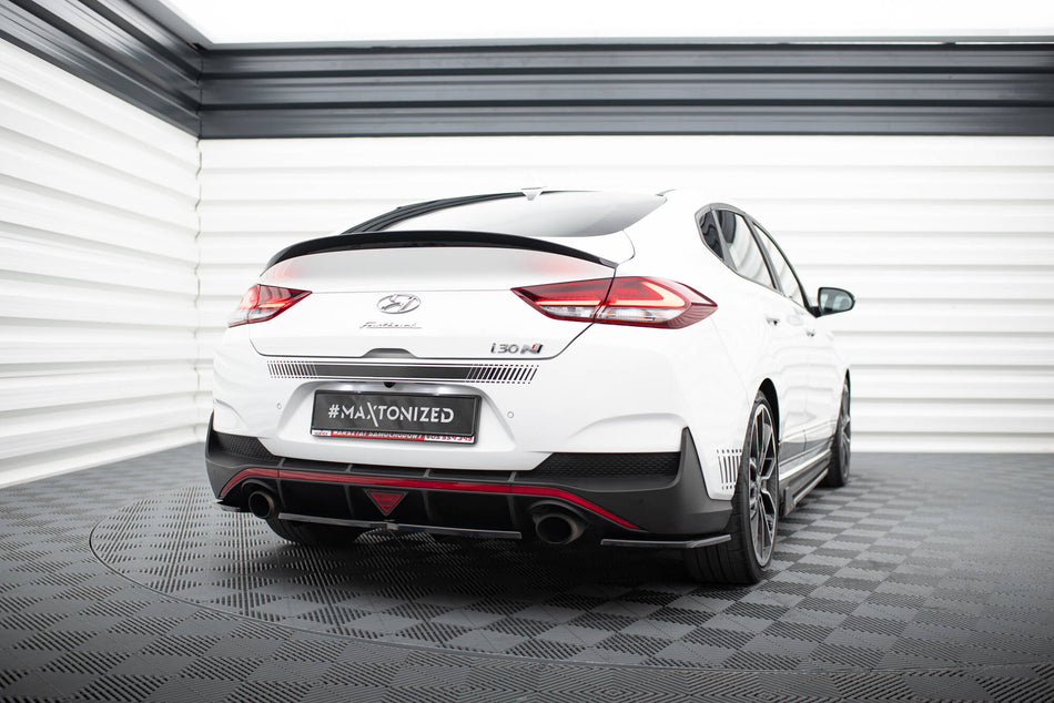 Rear Splitter (with vertical bars) suitable for Hyundai I30 N Mk3 Fastback