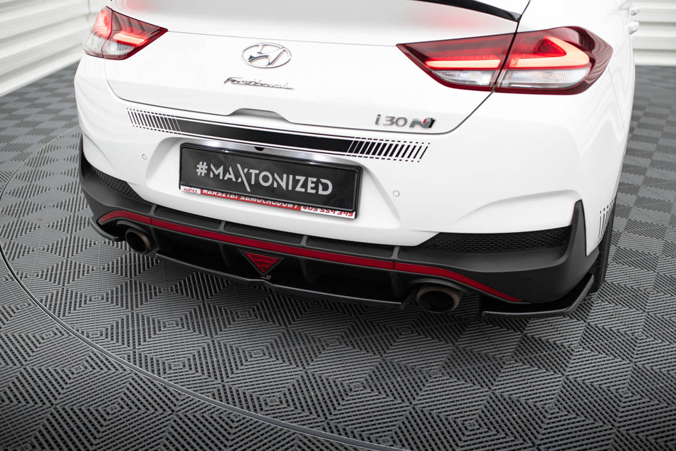 Rear Splitter (with vertical bars) suitable for Hyundai I30 N Mk3 Fastback