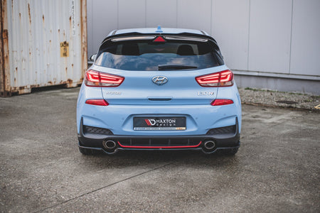 Rear Splitter (with vertical bars) suitable for Hyundai I30 N Mk3 Hatchback