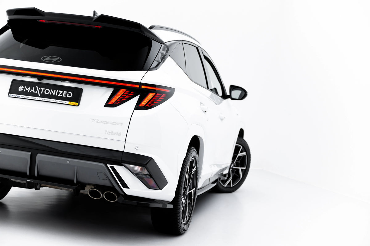 Rear Splitter (with vertical bars) suitable for Hyundai Tucson N-Line Mk4 Facelift