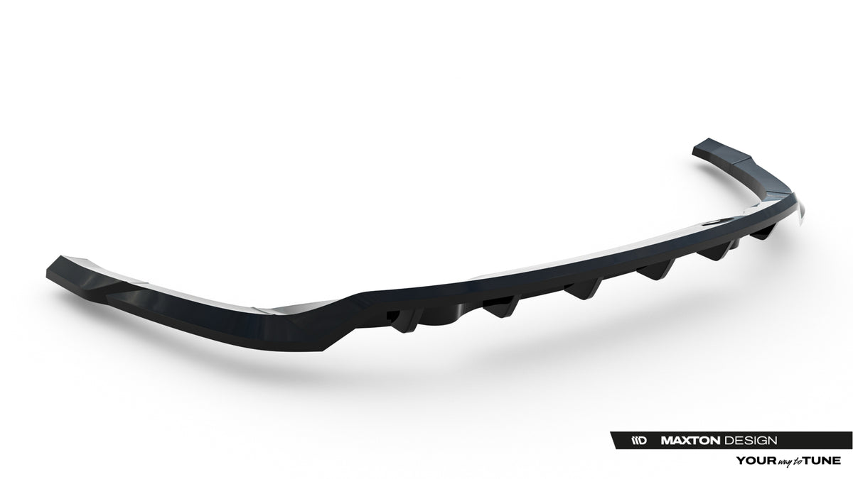Rear Splitter (with vertical bars) suitable for Jaguar F-Pace R-Sport X761 Facelift
