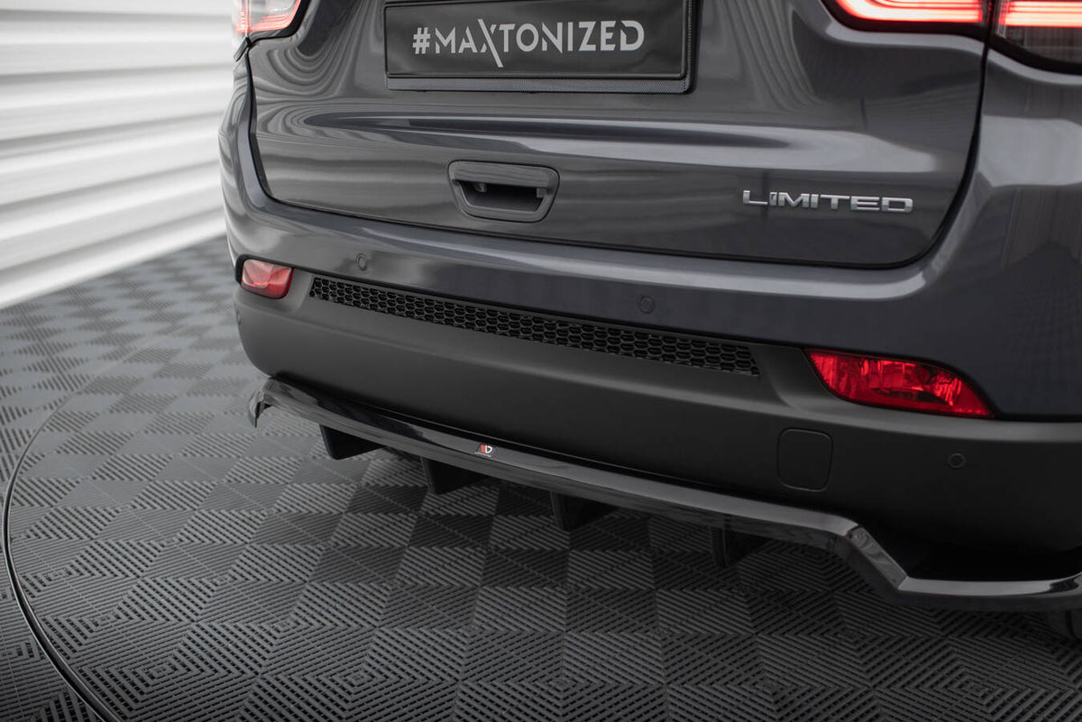 Rear Splitter (with vertical bars) suitable for Jeep Compass Limited Mk2 Facelift