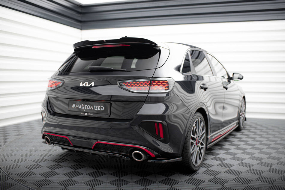 Rear Splitter (with vertical bars) suitable for Kia Ceed GT Mk3 Facelift