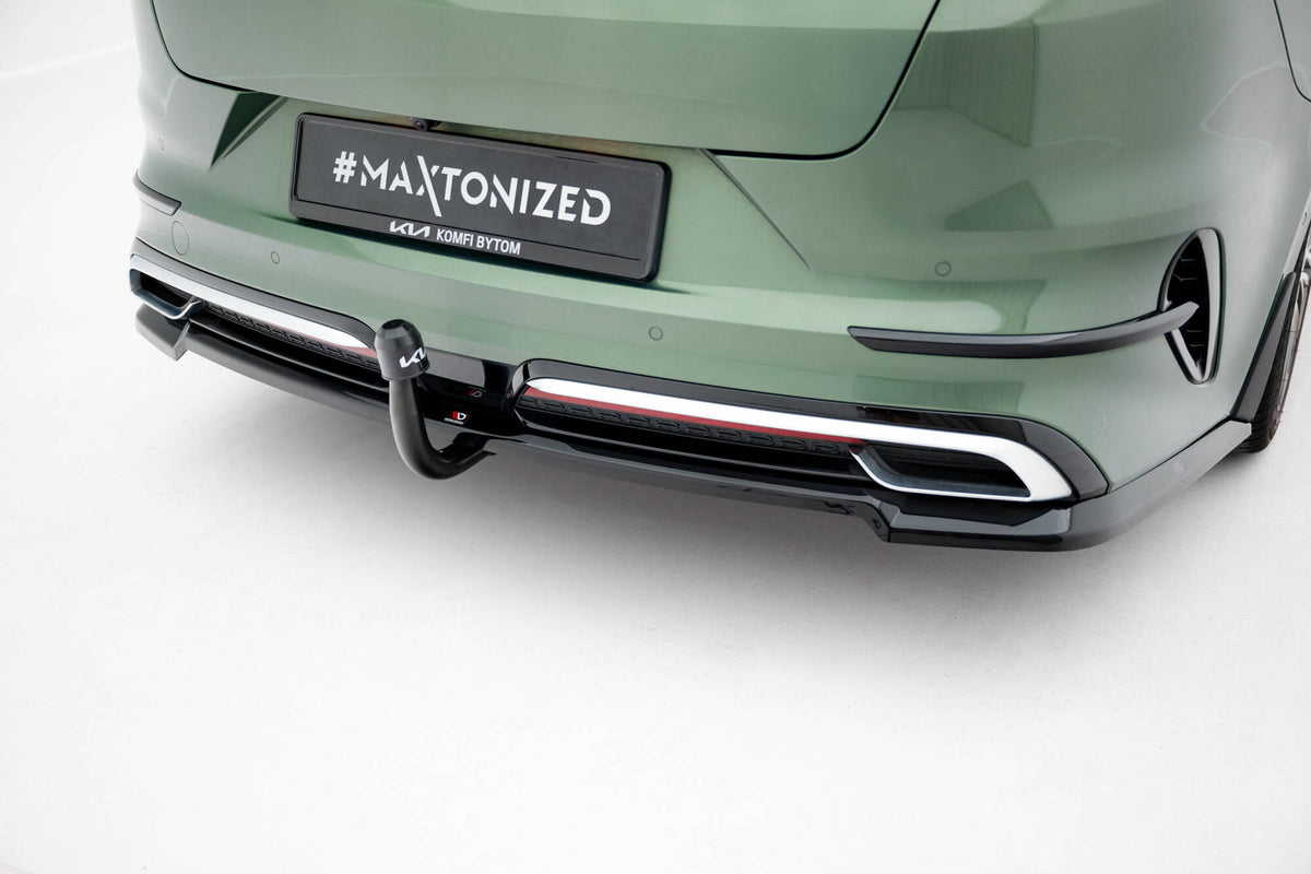 Rear Splitter (with vertical bars) suitable for Kia Proceed GT-Line Mk1 Facelift