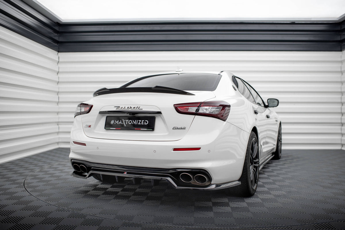 Rear Splitter (with vertical bars) suitable for Maserati Ghibli Mk3 Facelift