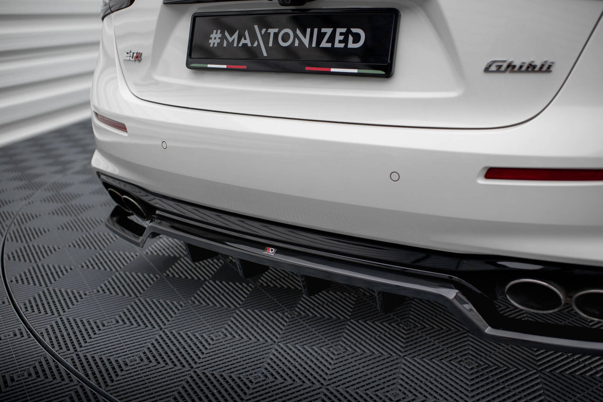 Rear Splitter (with vertical bars) suitable for Maserati Ghibli Mk3 Facelift