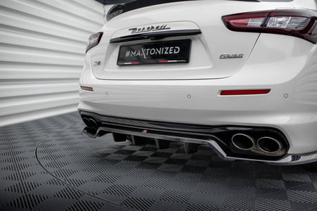 Rear Splitter (with vertical bars) suitable for Maserati Ghibli Mk3 Facelift