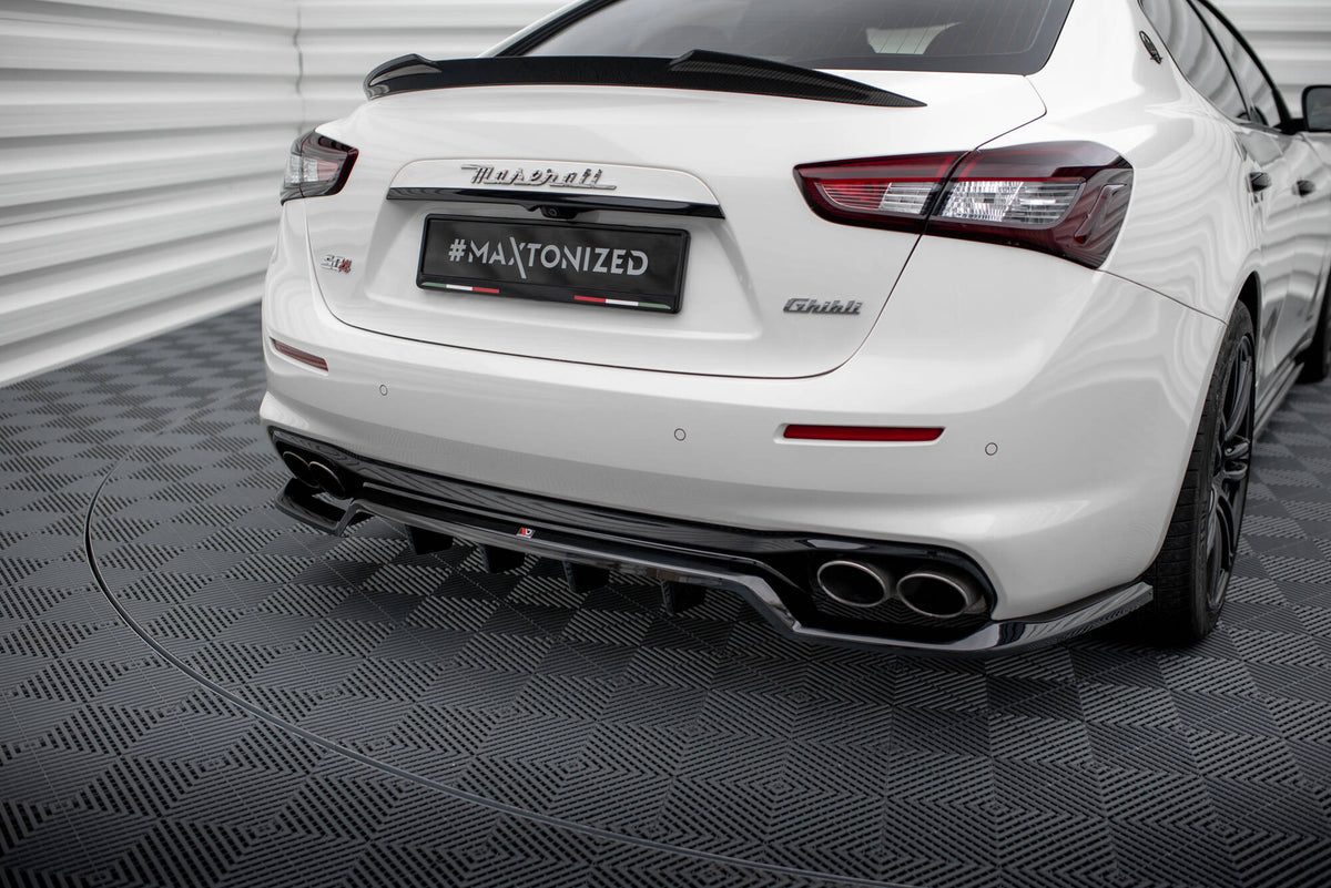 Rear Splitter (with vertical bars) suitable for Maserati Ghibli Mk3 Facelift