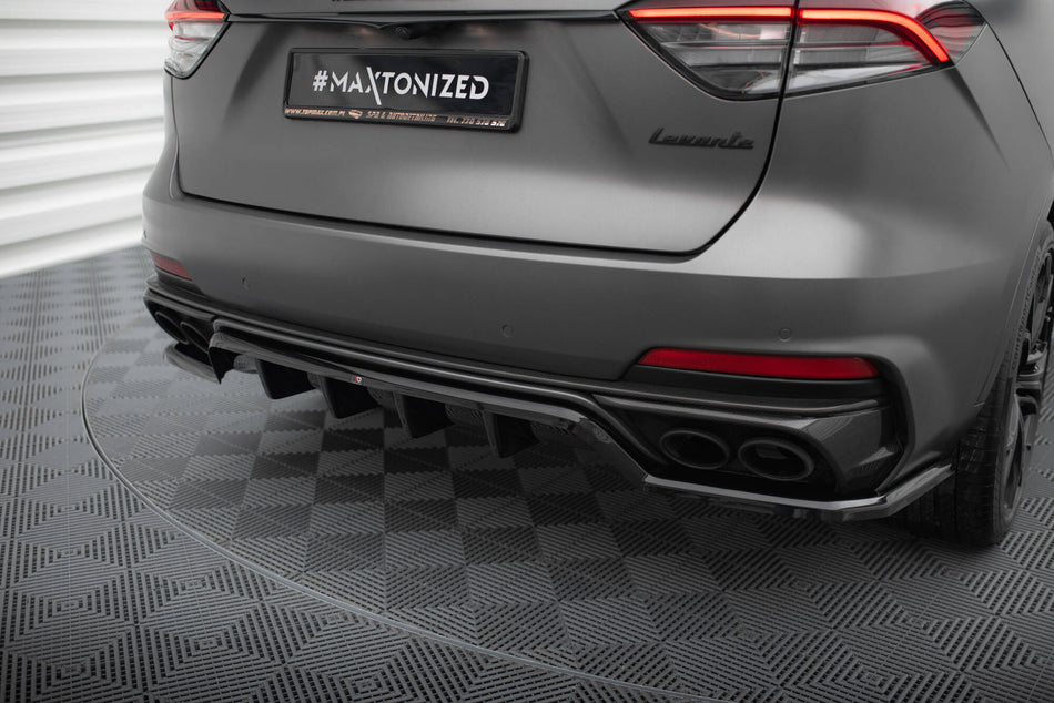 Rear Splitter (with vertical bars) suitable for Maserati Levante Trofeo Mk1