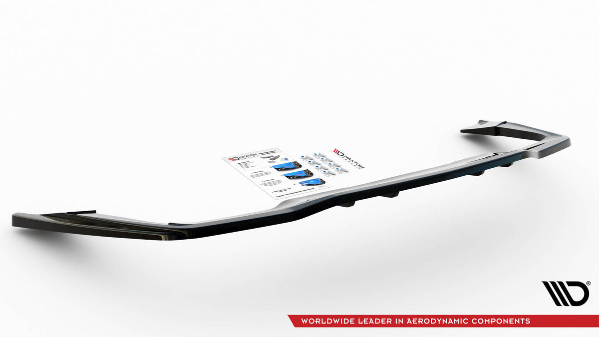 Rear Splitter (with vertical bars) suitable for Mercedes-AMG C 63AMG Coupe AMG Aero Pack C205 Facelift