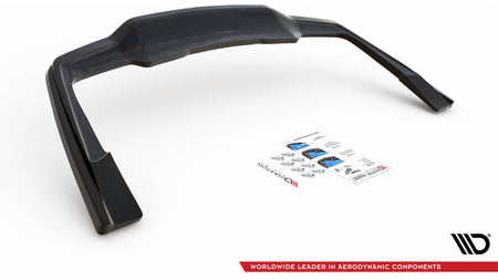 Rear Splitter (with vertical bars) suitable for Mercedes-AMG C 63AMG Coupe AMG Aero Pack C205 Facelift