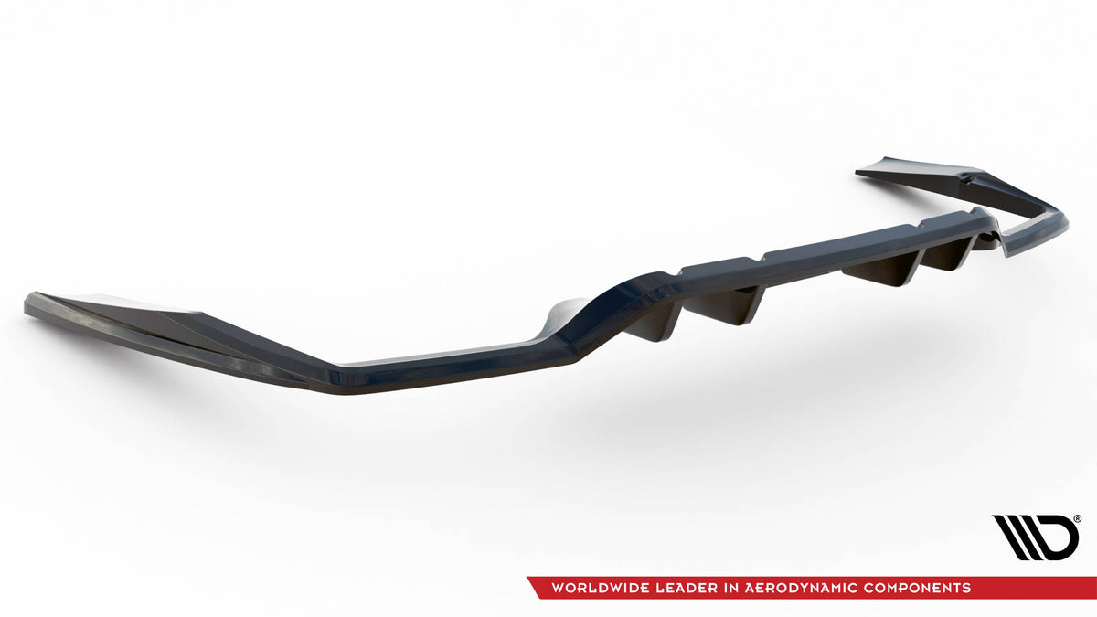 Rear Splitter (with vertical bars) suitable for Mercedes-AMG C43 Coupe / Cabrio C205 Facelift / A205 Facelift