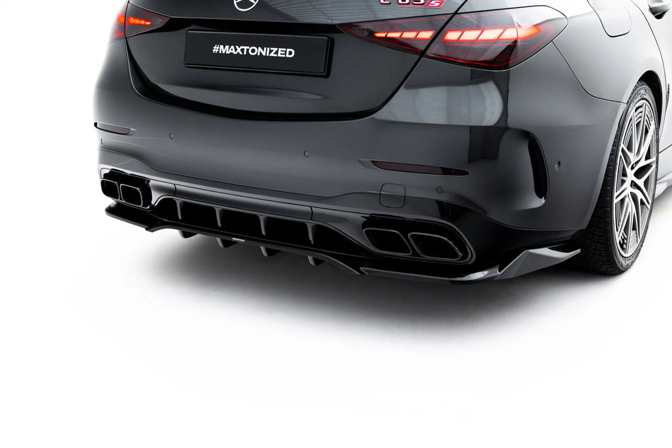 Rear Splitter (with vertical bars) suitable for Mercedes-AMG C63 Sedan / Estate W206 / S206