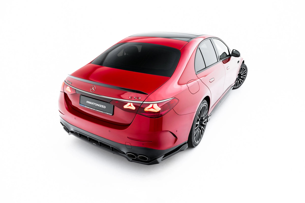 Rear Splitter (with vertical bars) suitable for Mercedes-AMG E53 Sedan / Estate W214