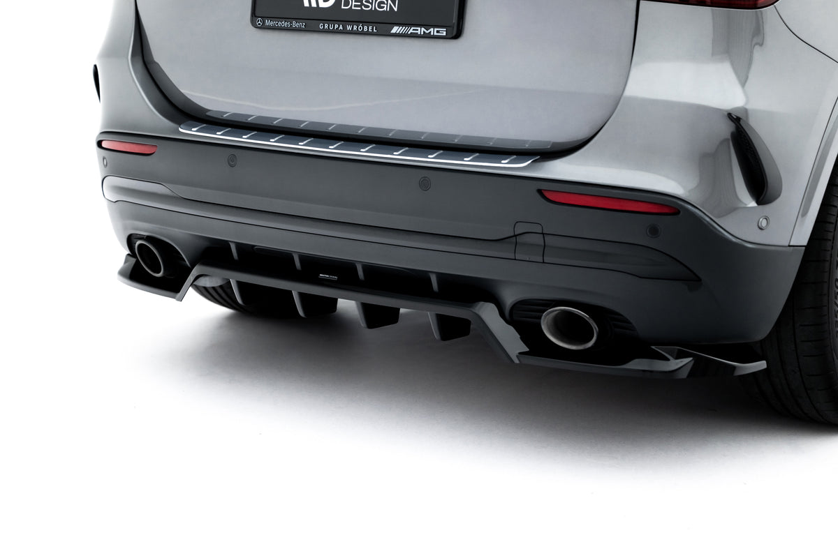 Rear Splitter (with vertical bars) suitable for Mercedes-AMG GLA 35 H247 Facelift