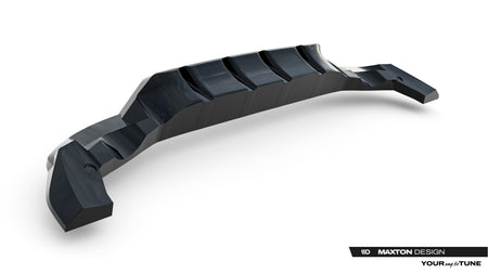 Rear Splitter (with vertical bars) suitable for Mercedes-AMG GLA 35 H247 Facelift
