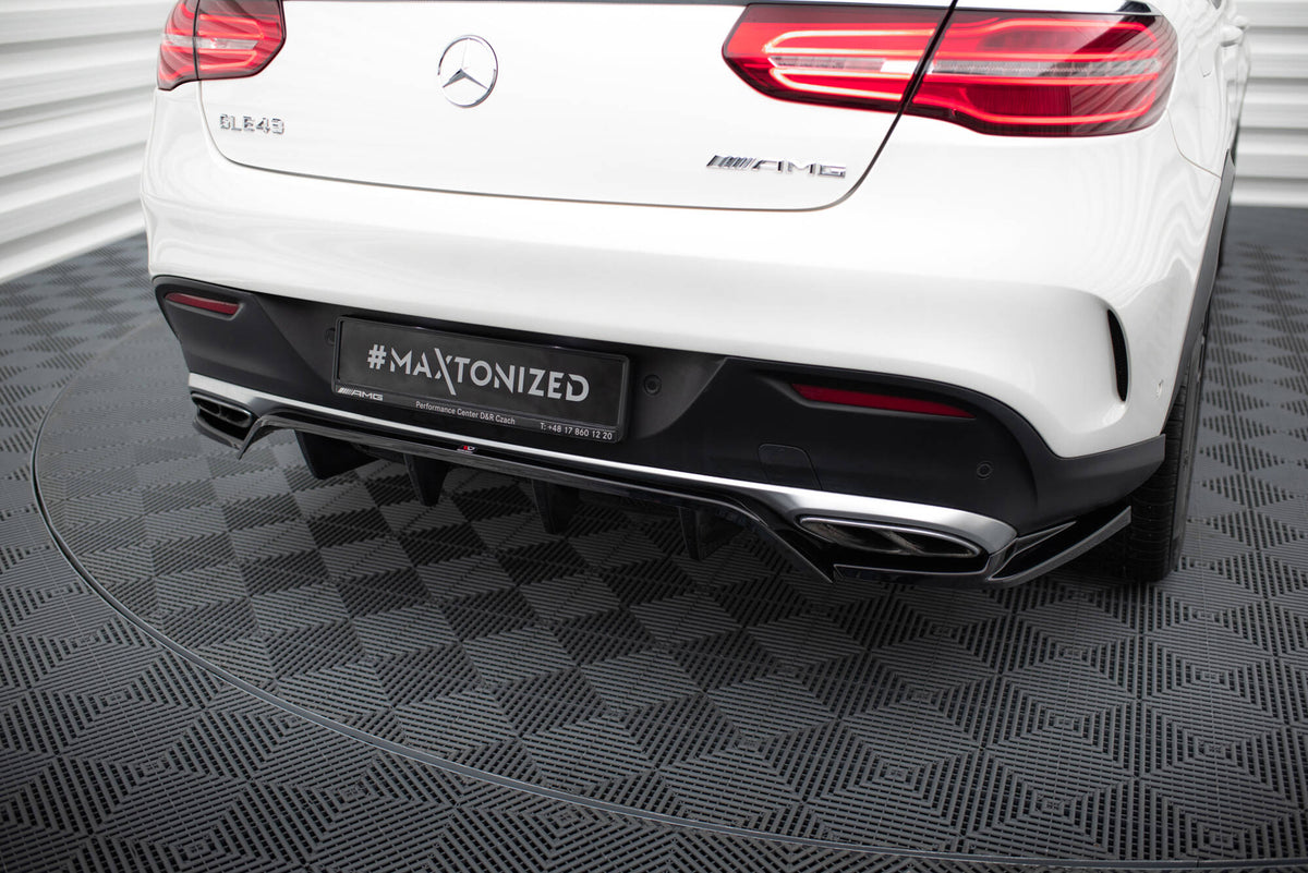 Rear Splitter (with vertical bars) suitable for Mercedes-AMG GLE 43 Coupe C292