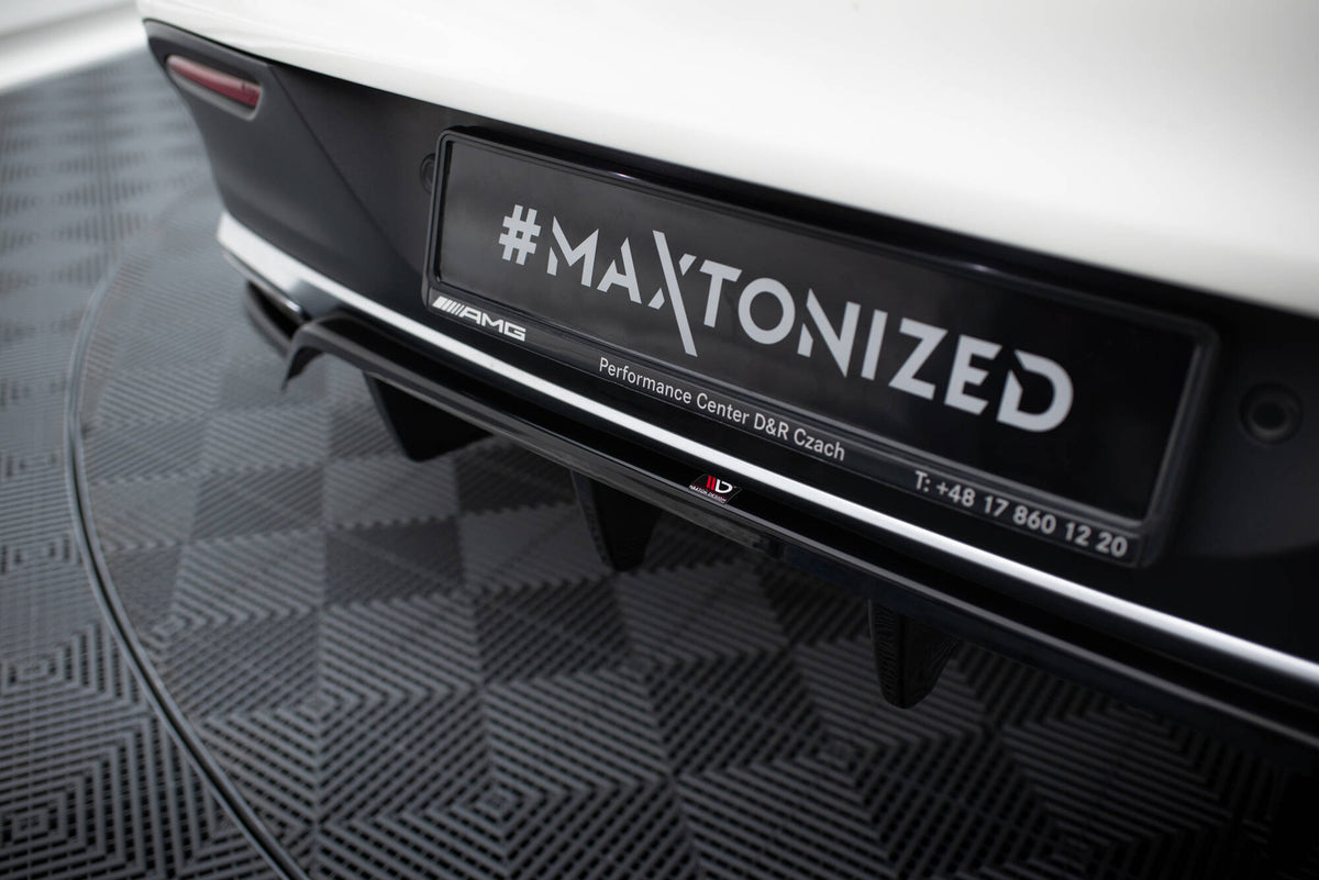 Rear Splitter (with vertical bars) suitable for Mercedes-AMG GLE 43 Coupe C292