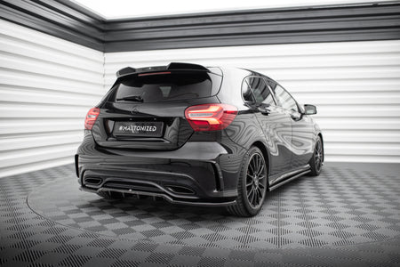 Rear Splitter (with vertical bars) suitable for Mercedes-Benz A AMG-Line W176 Facelift