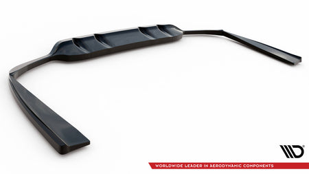 Rear Splitter (with vertical bars) suitable for Mercedes-Benz C AMG-Line W205 Facelift