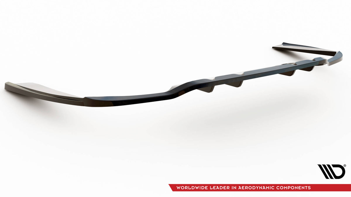 Rear Splitter (with vertical bars) suitable for Mercedes-Benz C Coupe AMG-Line C205 Facelift