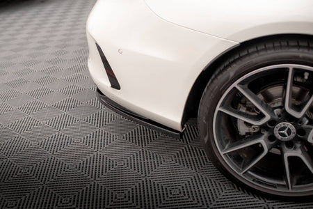Rear Splitter (with vertical bars) suitable for Mercedes-Benz C Coupe AMG-Line C205 Facelift