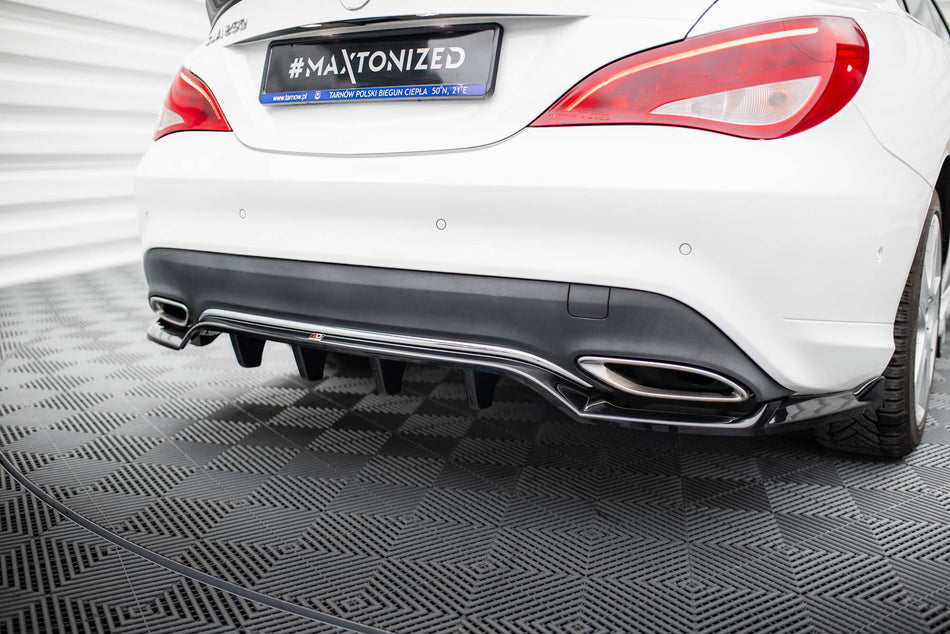 Rear Splitter (with vertical bars) suitable for Mercedes-Benz CLA C117 Facelift