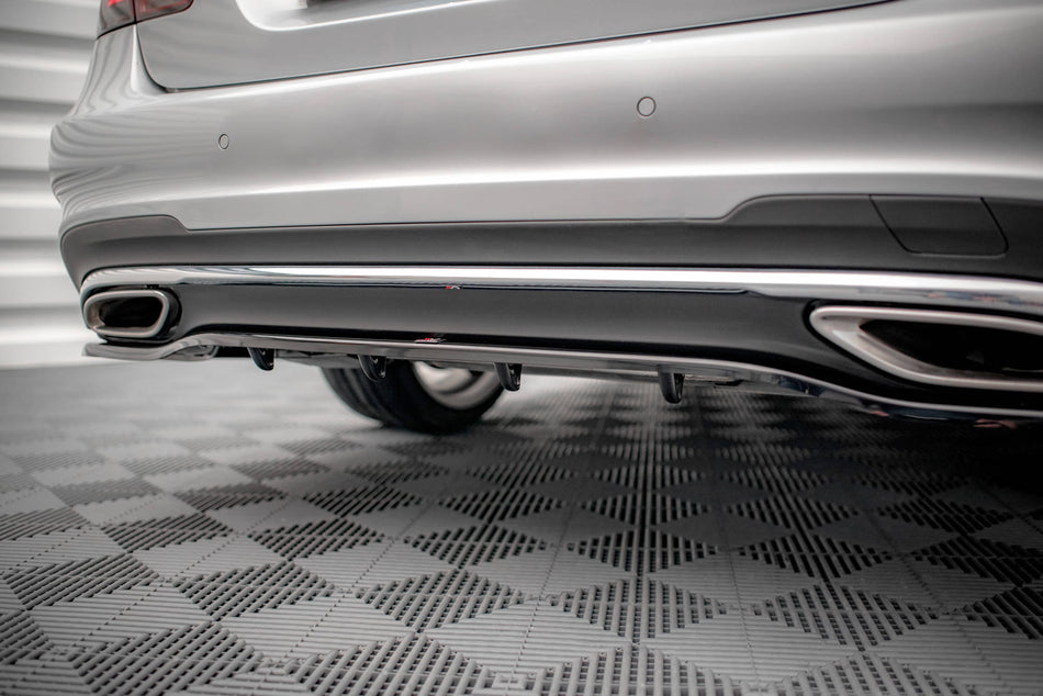 Rear Splitter (with vertical bars) suitable for Mercedes-Benz E AMG-Line Sedan W212 Facelift