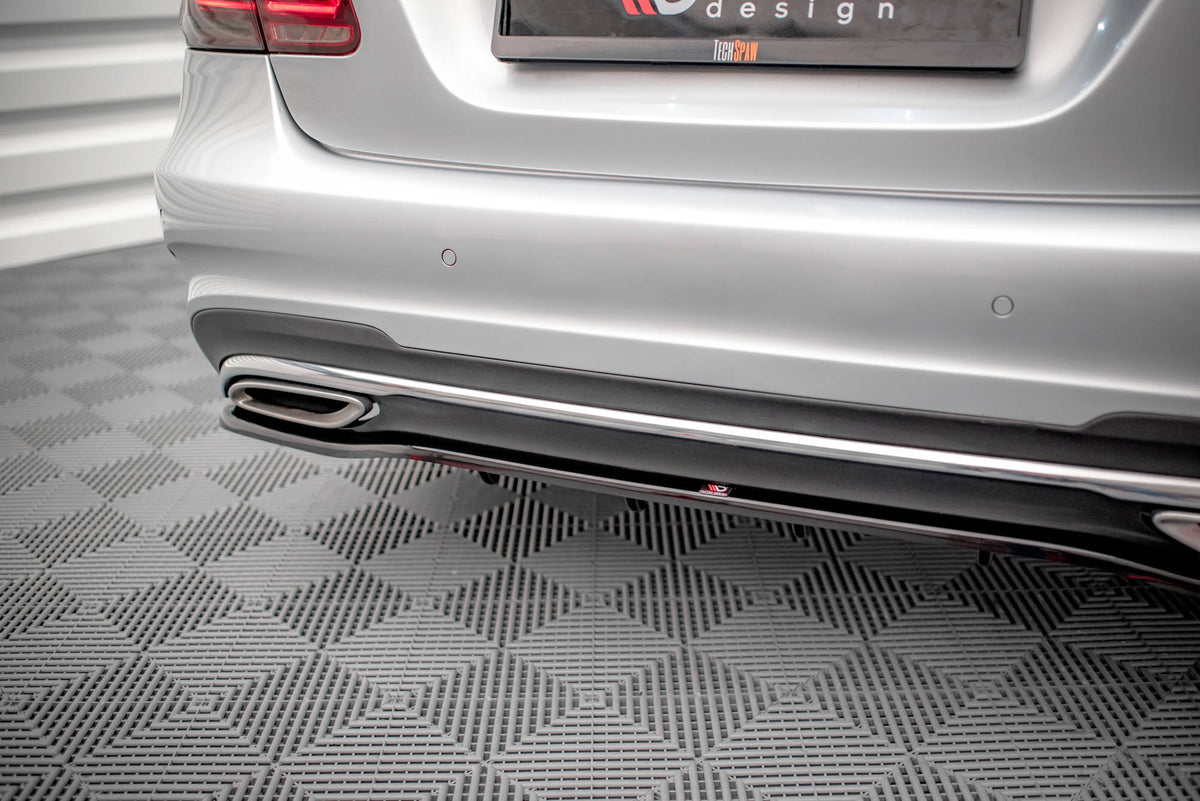 Rear Splitter (with vertical bars) suitable for Mercedes-Benz E AMG-Line Sedan W212 Facelift