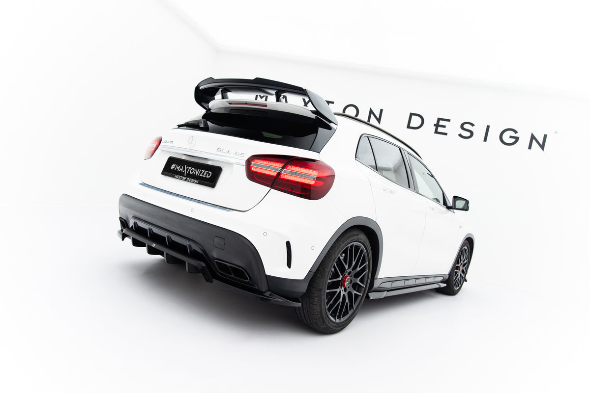 Rear Splitter (with vertical bars) suitable for Mercedes-Benz GLA 45 AMG X156 Facelift