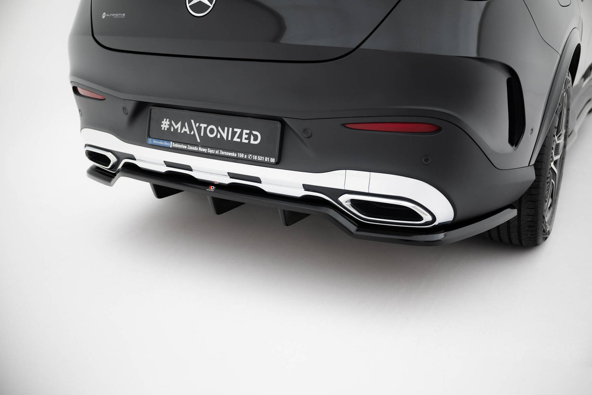 Rear Splitter (with vertical bars) suitable for Mercedes-Benz GLC Coupe AMG-Line C254