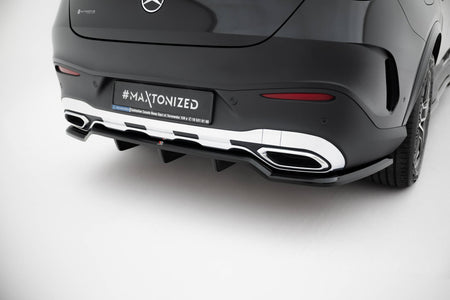 Rear Splitter (with vertical bars) suitable for Mercedes-Benz GLC Coupe AMG-Line C254