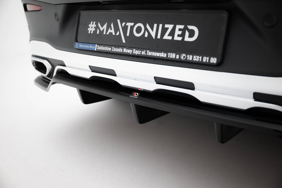 Rear Splitter (with vertical bars) suitable for Mercedes-Benz GLC Coupe AMG-Line C254