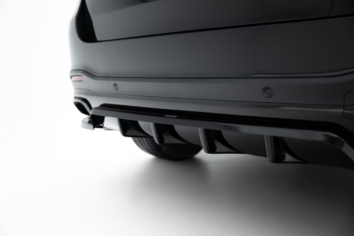 Rear Splitter (with vertical bars) suitable for Mercedes-Benz GLE SUV AMG-Line W167 / W167 Facelift