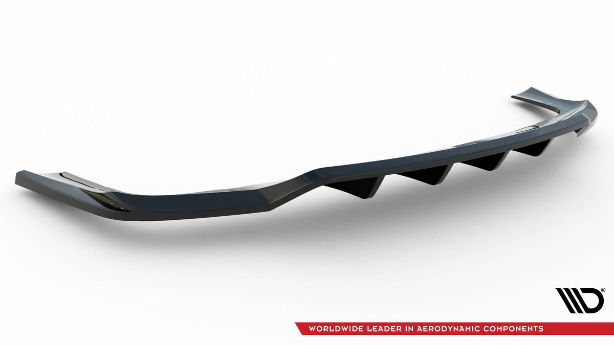 Rear Splitter (with vertical bars) suitable for Mercedes-Benz GLE SUV AMG-Line W167 / W167 Facelift