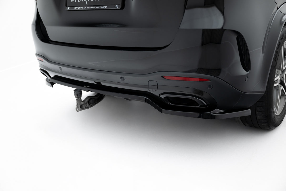 Rear Splitter (with vertical bars) suitable for Mercedes-Benz GLE SUV AMG-Line W167 / W167 Facelift