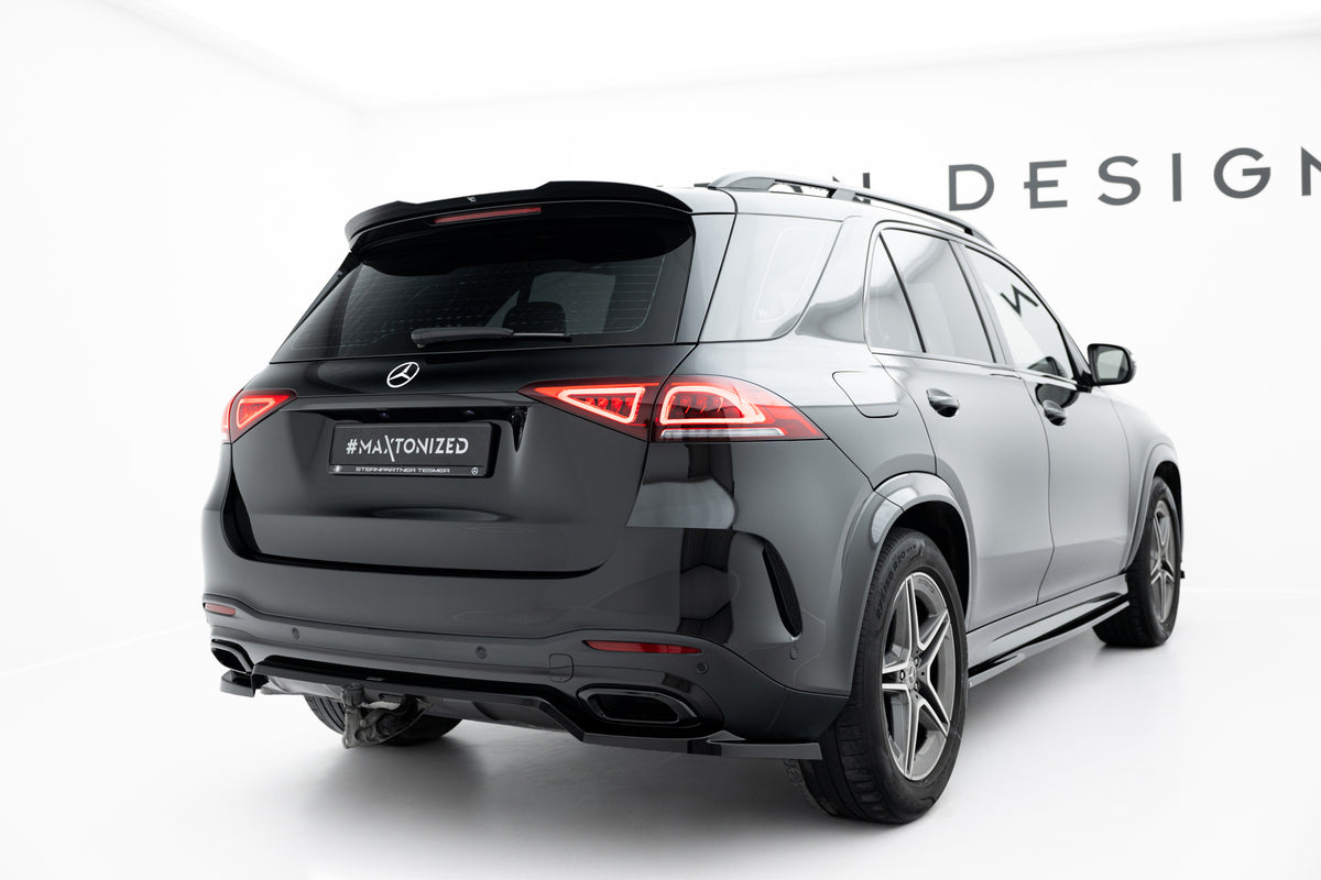 Rear Splitter (with vertical bars) suitable for Mercedes-Benz GLE SUV AMG-Line W167 / W167 Facelift
