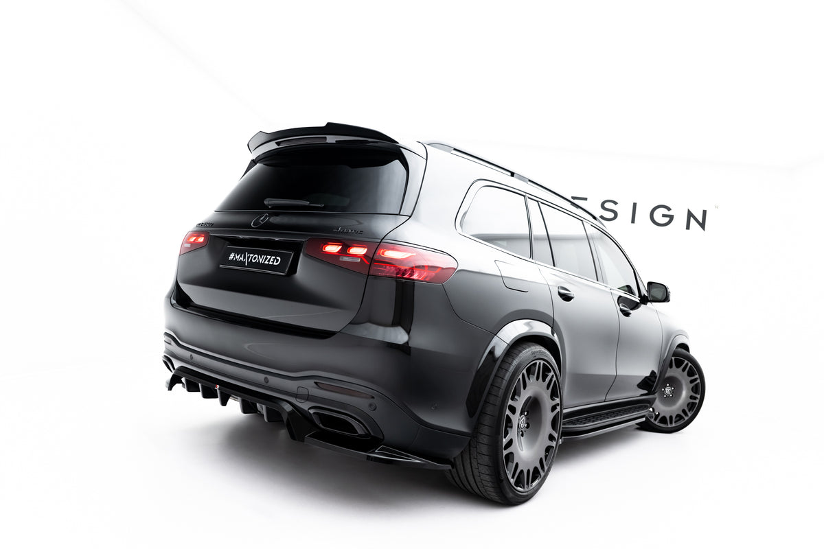 Rear Splitter (with vertical bars) suitable for Mercedes-Benz GLS AMG-Line X167 Facelift