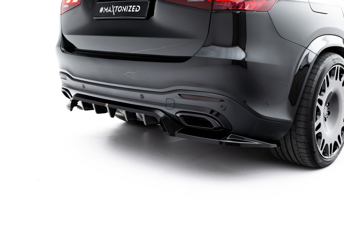 Rear Splitter (with vertical bars) suitable for Mercedes-Benz GLS AMG-Line X167 Facelift