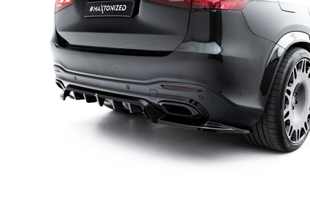 Rear Splitter (with vertical bars) suitable for Mercedes-Benz GLS AMG-Line X167 Facelift