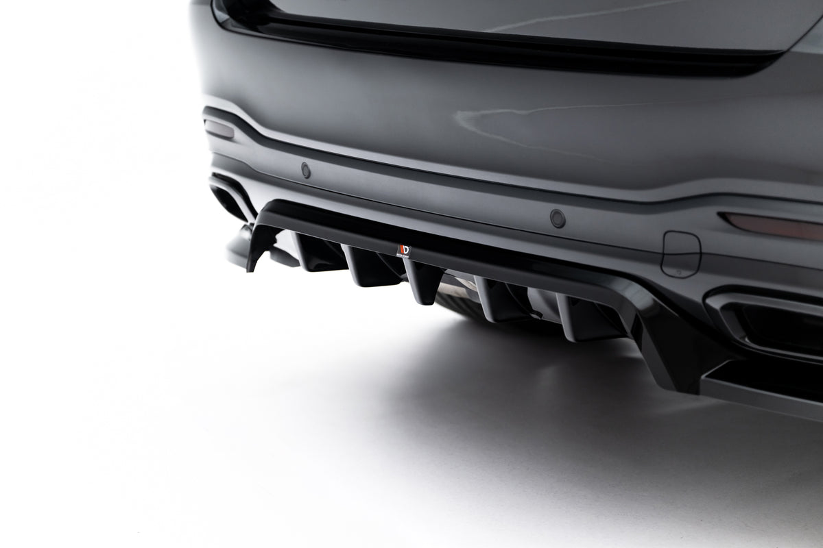 Rear Splitter (with vertical bars) suitable for Mercedes-Benz GLS AMG-Line X167 Facelift