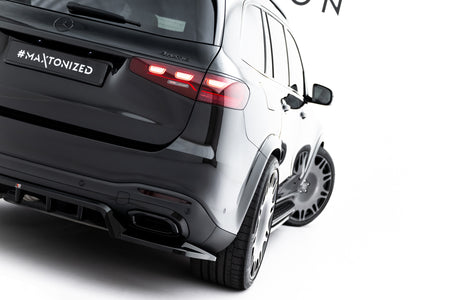 Rear Splitter (with vertical bars) suitable for Mercedes-Benz GLS AMG-Line X167 Facelift