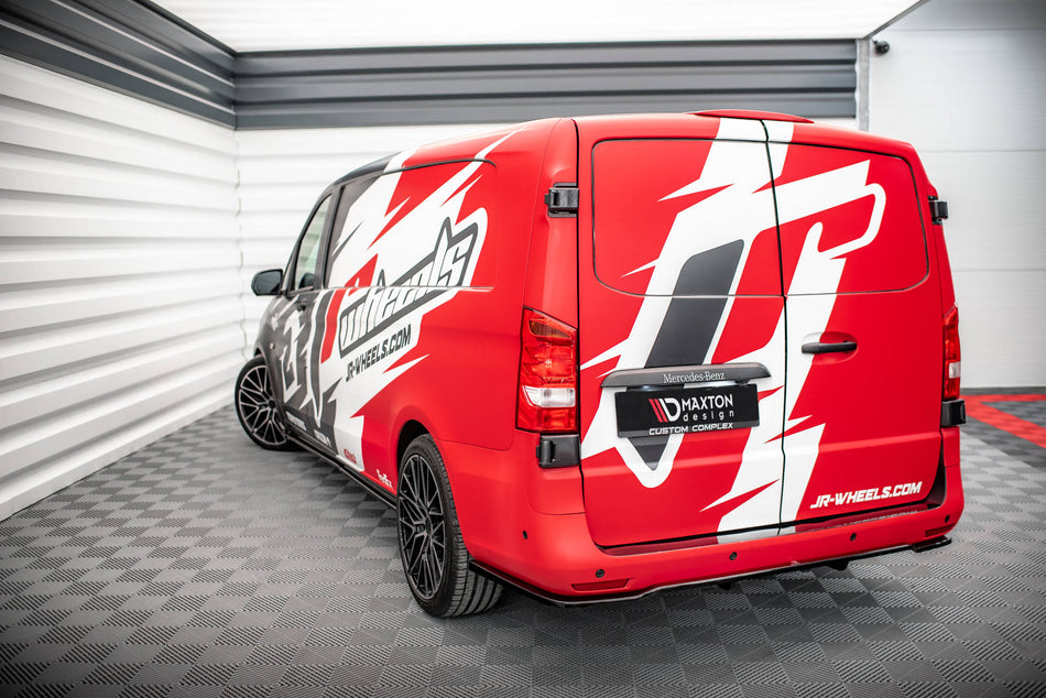 Rear Splitter (with vertical bars) suitable for Mercedes-Benz Vito Long / V Long W447 Facelift / Facelift 2