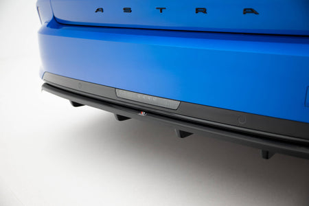 Rear Splitter (with vertical bars) suitable for Opel Astra Sports Tourer L (MK6)